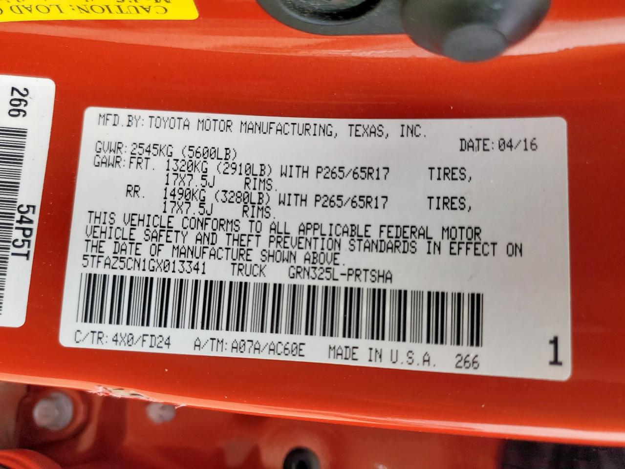 TOYOTA TACOMA DOUBLE CAB