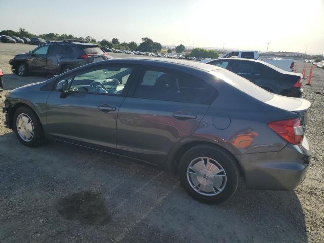 HONDA CIVIC HF 2012 gray  gas 2HGFB2F64CH525236 photo #3