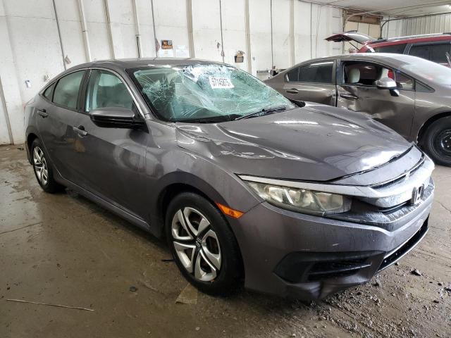 Vin: 19xfc2f54ge038073, lot: 57145875, honda civic lx 20164
