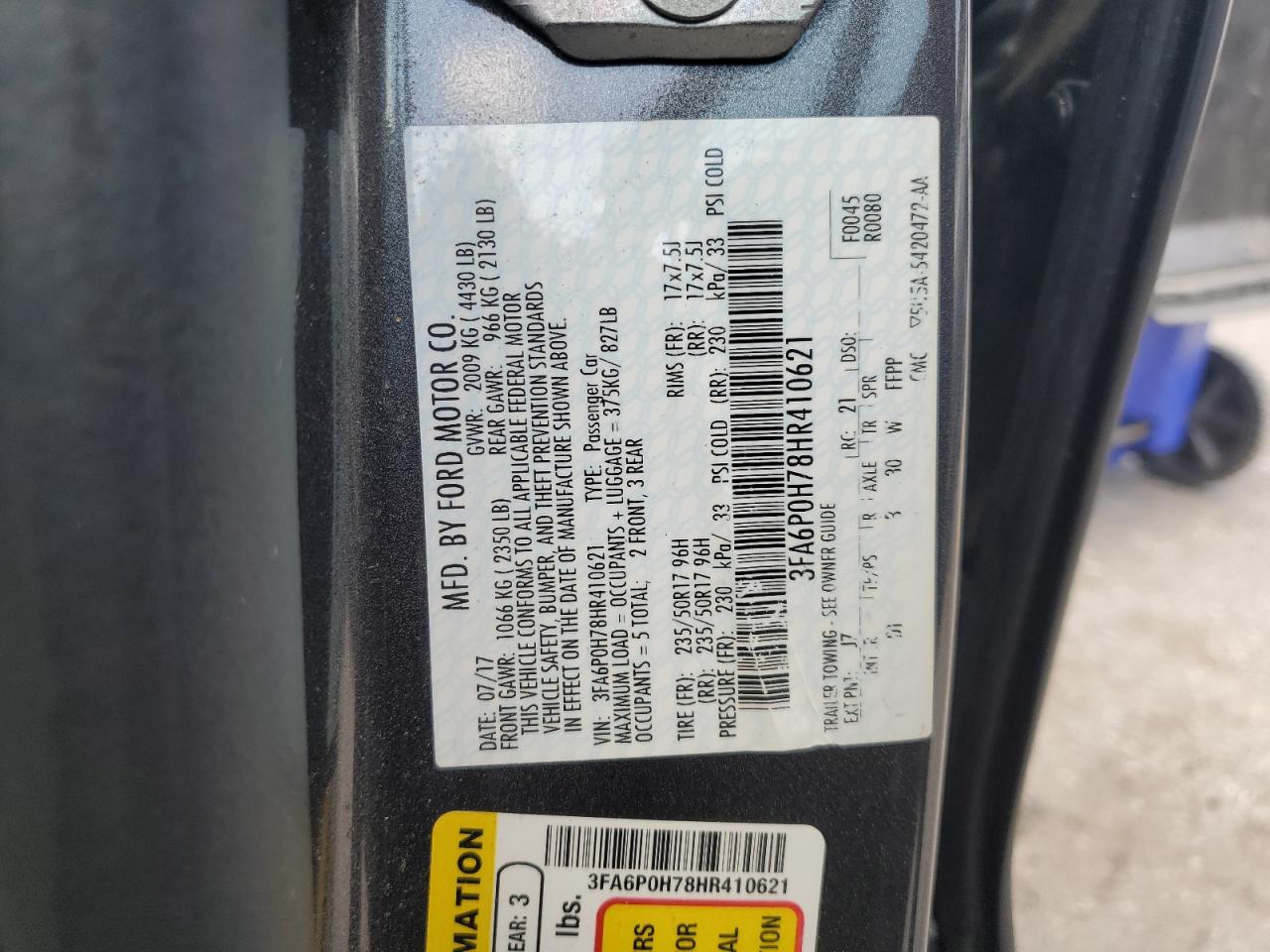 Ford Fusion se 2017