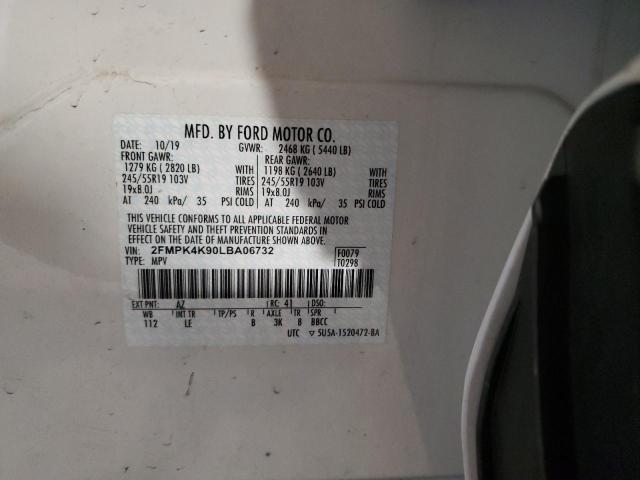 2020 FORD EDGE TITAN - 2FMPK4K90LBA06732