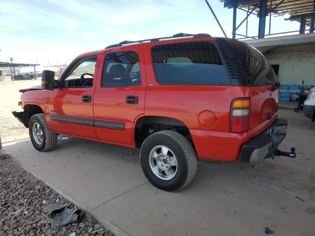 CHEVROLET TAHOE K150 2002 red  flexible fuel 1GNEK13Z62R165489 photo #3