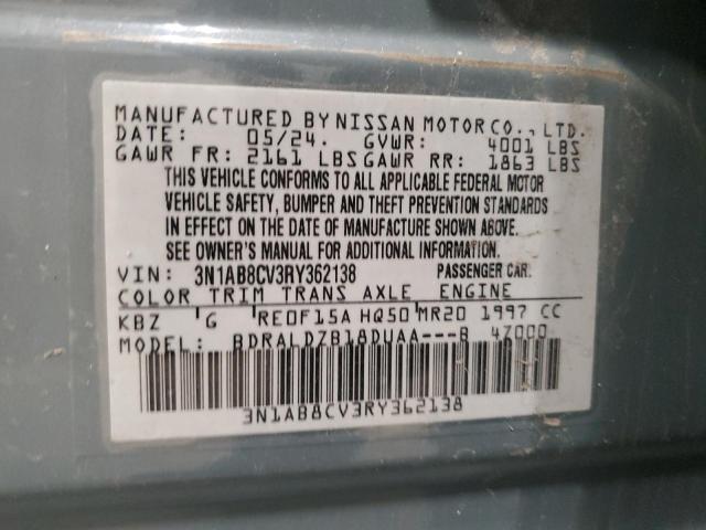 2024 NISSAN SENTRA SV - 3N1AB8CV3RY362138