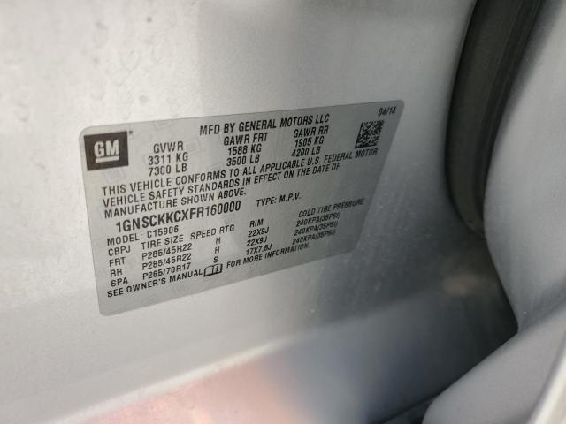 2015 CHEVROLET SUBURBAN C - 1GNSCKKCXFR160000