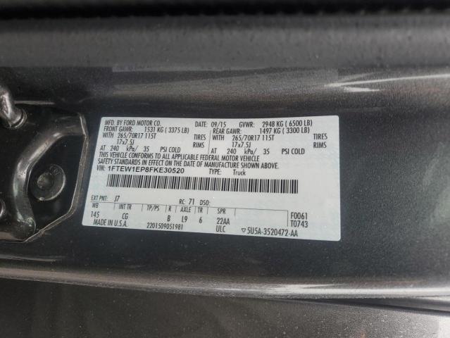2015 FORD F150 SUPER 1FTEW1EP8FKE30520