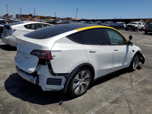 TESLA MODEL Y 2021 white  electric 5YJYGDEE0MF073631 photo #4
