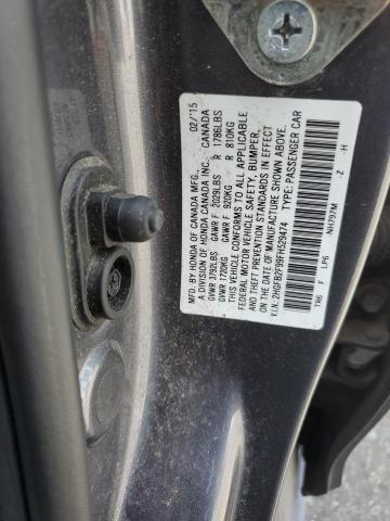 2015 HONDA CIVIC EXL - 2HGFB2F99FH529474