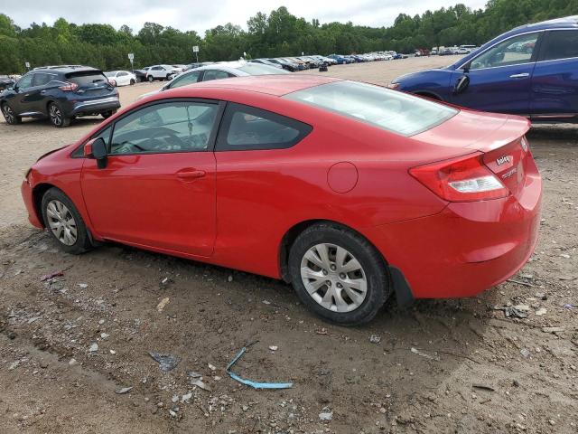 HONDA CIVIC LX 2012 red  gas 2HGFG3B50CH557220 photo #3