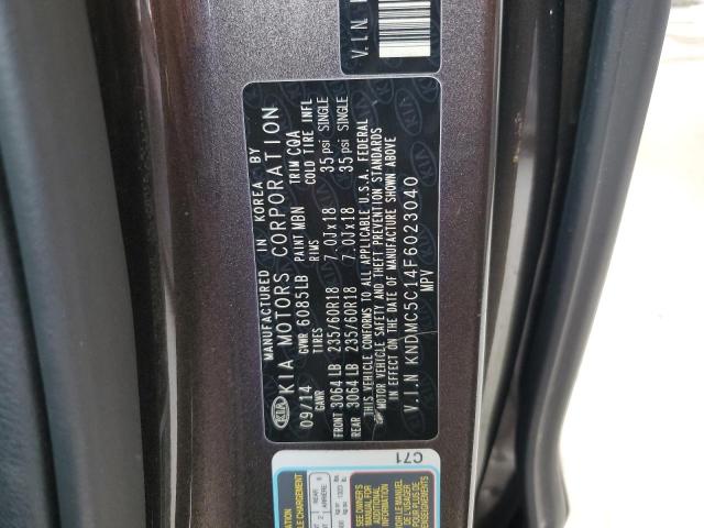 2015 KIA SEDONA EX KNDMC5C14F6023040