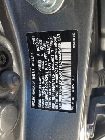 2021 HONDA CIVIC SPORT SHHFK7H47MU425368