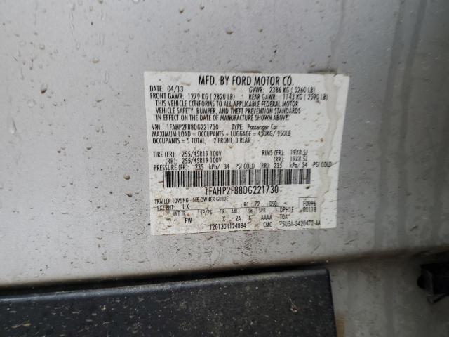 2013 FORD TAURUS LIM - 1FAHP2F88DG221730