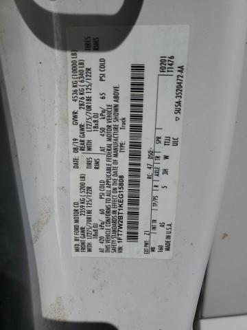 2019 FORD F250 SUPER - 1FT7W2BT1KEG15808