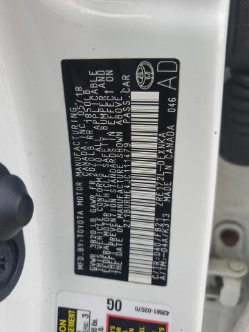 2018 TOYOTA COROLLA L 2T1BURHE4JC111479