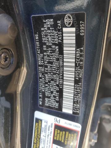 2016 TOYOTA CAMRY HYBR 4T1BD1FKXGU198032
