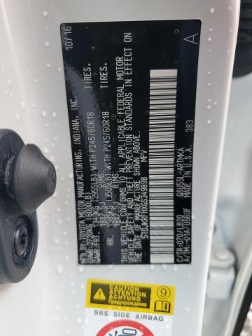 2016 TOYOTA HIGHLANDER - 5TDJKRFHXGS349898