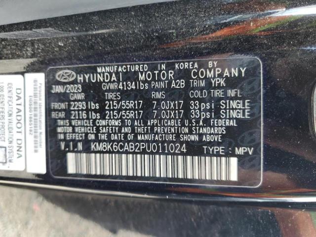 km8k6cab2pu011024 - 2023 Hyundai kona sel - #55838245