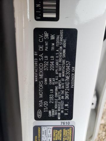 2021 KIA FORTE - 3KPF24AD7ME309457