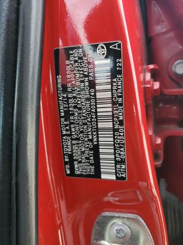 2015 TOYOTA YARIS VNKKTUD34FA030740