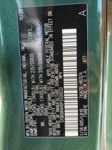 2023 TOYOTA HIGHLANDER - 5TDKDRAH6PS500032