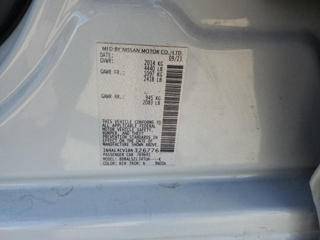 2024 NISSAN ALTIMA SR 1N4AL4CV1RN326776