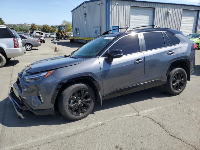 TOYOTA RAV4 XSE 2022 gray  hybrid engine JTME6RFV1ND524396 photo #1