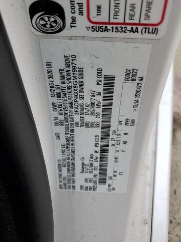 2016 FORD FIESTA ST 3FADP4GX8GM199710