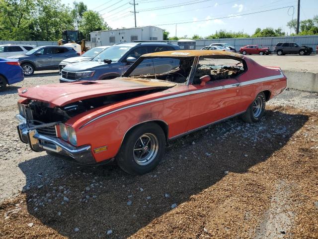 BUICK SKYLARK 1972 red   4D37J2H176958 photo #1