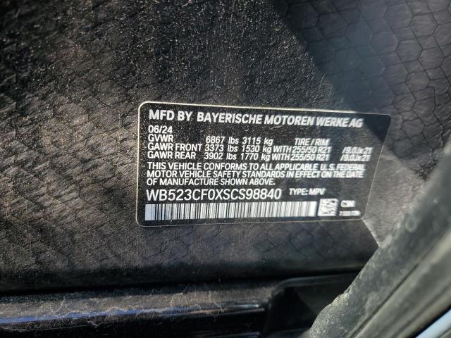 2025 BMW IX XDRIVE5 WB523CF0XSCS98840
