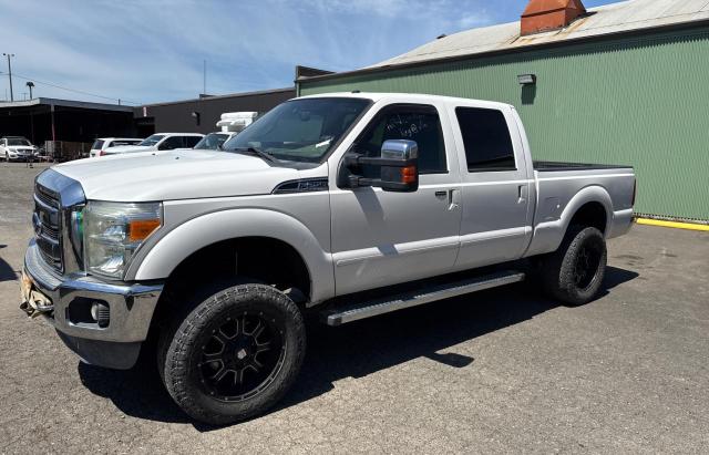 FORD F250 SUPER 2012 white crew pic diesel 1FT7W2BT6CEB15032 photo #3