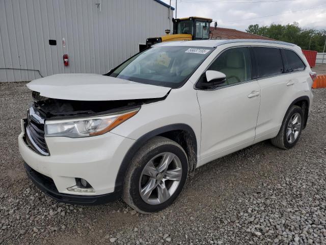 Vin: 5tddkrfh2fs163008, lot: 56637155, toyota highlander limited 2015 img_1