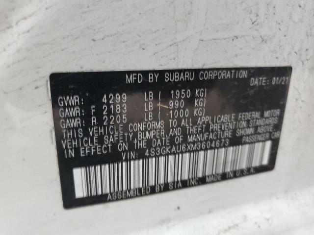 2021 SUBARU IMPREZA LI - 4S3GKAU6XM3604673