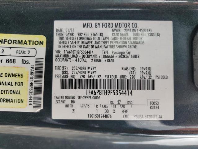 2015 FORD MUSTANG - 1FA6P8TH9F5354414