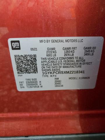 2021 CADILLAC XT6 PREMIU - 1GYKPCRSXMZ218341