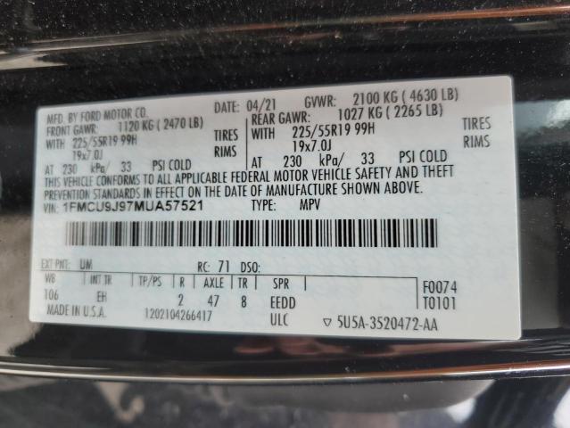 2021 FORD ESCAPE TIT - 1FMCU9J97MUA57521