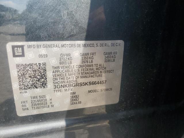 2019 CHEVROLET BLAZER 2LT - 3GNKBGRS5KS664457