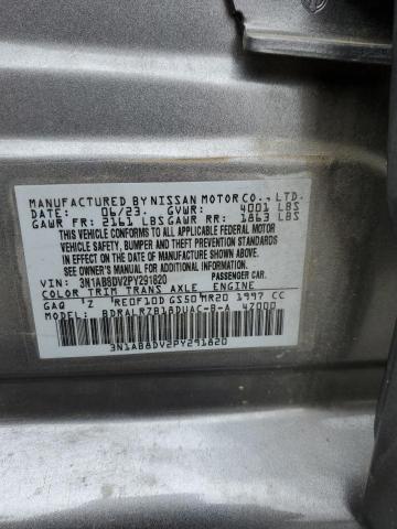 2023 NISSAN SENTRA SR 3N1AB8DV2PY291820