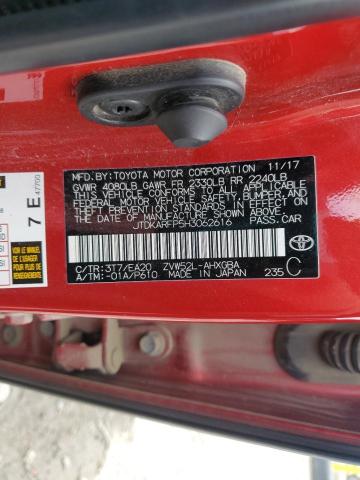 2017 TOYOTA PRIUS PRIM JTDKARFP5H3062616