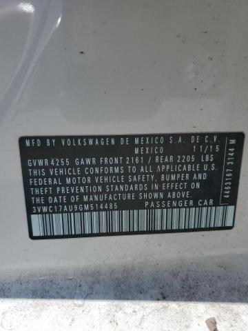 2016 VOLKSWAGEN GOLF SPORT - 3VWC17AU9GM514485