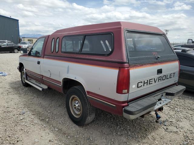 CHEVROLET GMT-400 C2 1989 burgundy  gas 1GCGC24K2KE120739 photo #3