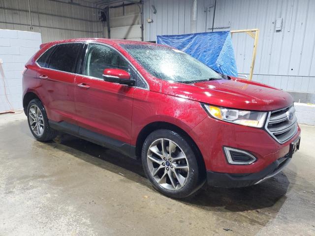 Vin: 2fmtk4k85fbc36132, lot: 57864985, ford edge titanium 20154