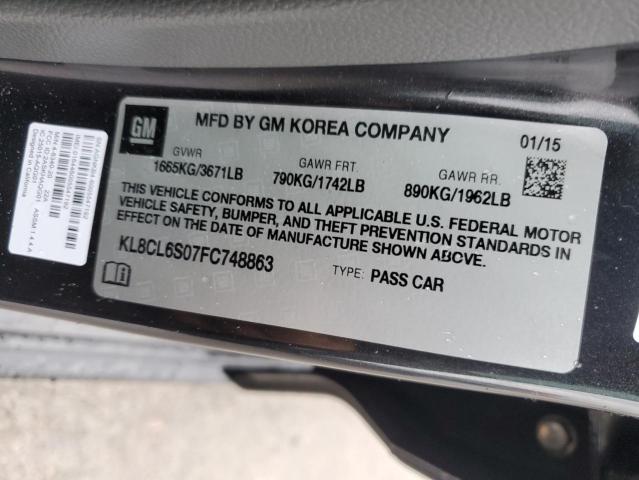 2015 CHEVROLET SPARK EV 2 KL8CL6S07FC748863