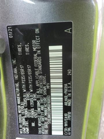 2021 TOYOTA SIENNA XLE 5TDJRKEC6MS016893