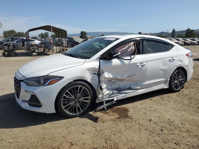 Vin: kmhd04lb7hu348321, lot: 58359135, hyundai elantra sport 2017 img_1