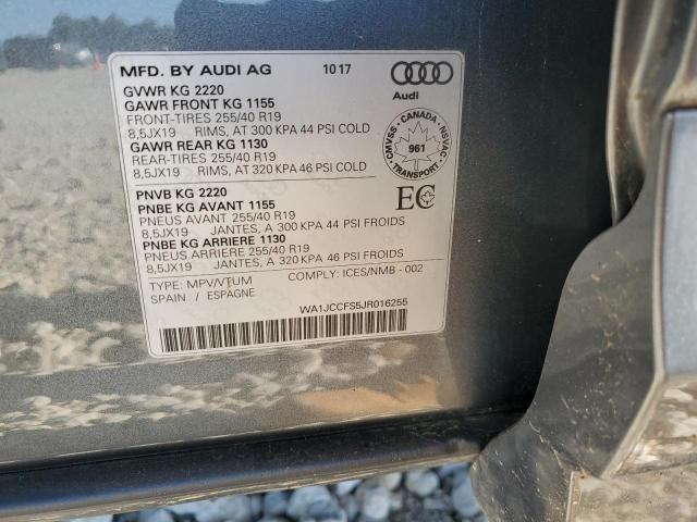 2018 AUDI Q3 PREMIUM - WA1JCCFS5JR016255