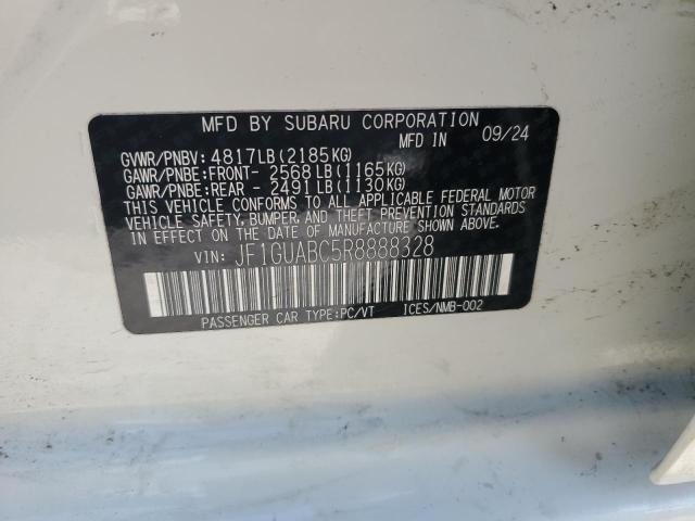 2024 SUBARU IMPREZA JF1GUABC5R8888328