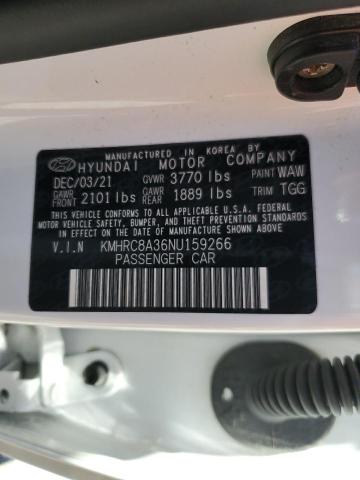 2022 HYUNDAI VENUE SEL KMHRC8A36NU159266