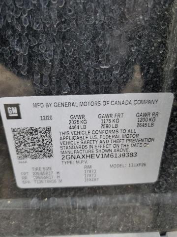 2021 CHEVROLET EQUINOX LS - 2GNAXHEV1M6139383