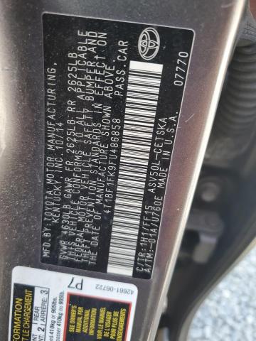 2015 TOYOTA CAMRY LE - 4T1BF1FK9FU486858