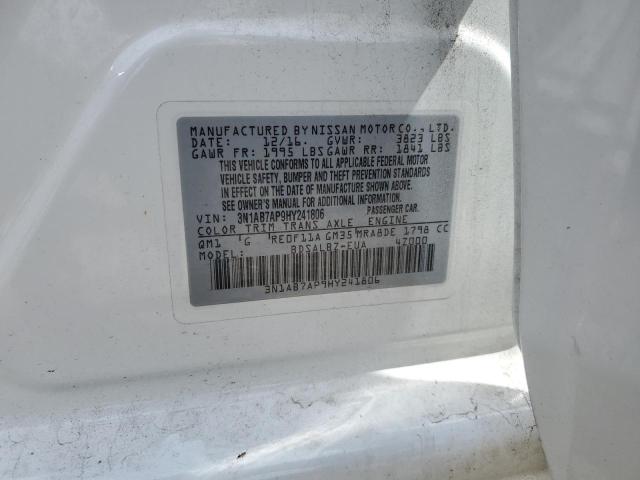 2017 NISSAN SENTRA S - 3N1AB7AP9HY241806