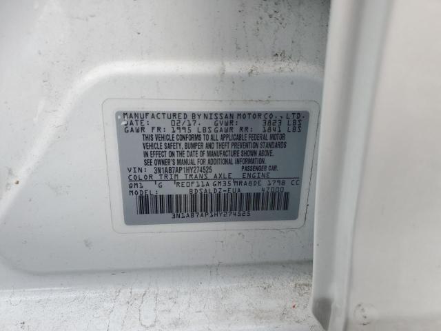 2017 NISSAN SENTRA S - 3N1AB7AP1HY274525